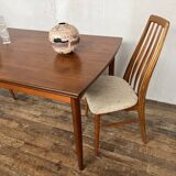 Scandinavian table in vintage teak 1960 Samcom edition