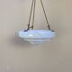 Vintage white and pink opaline chandelier
