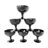 Set of 6 vintage fruit cups