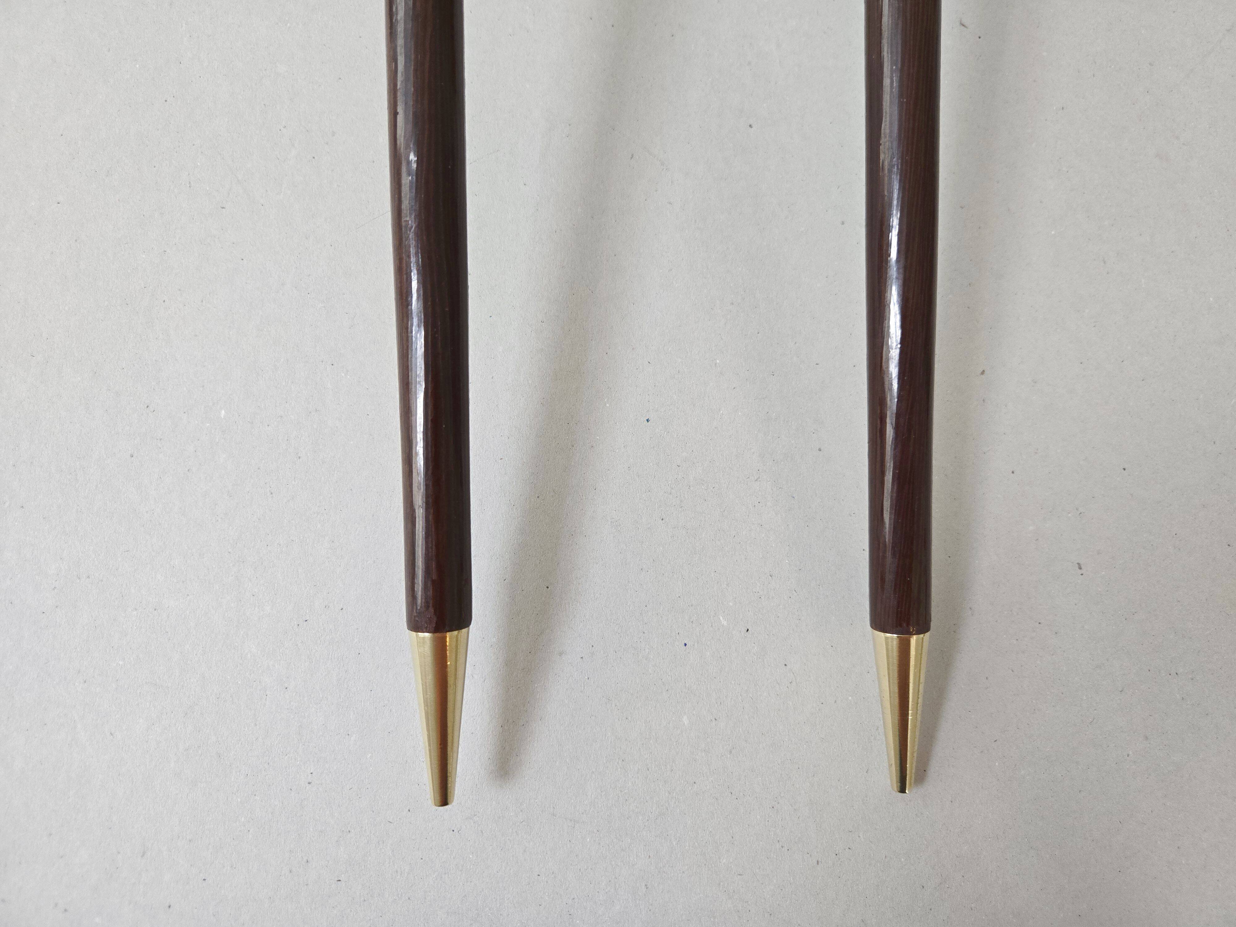 Pair of vintage wall lights Maison Lancel 1950