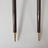 Pair of vintage wall lights Maison Lancel 1950