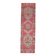 1970s Turkish Oushak Handmade Wool Cotton Red Runner Rug 86x344