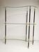 Vintage display 1950 / 1960 , side kidney table , glass shelves