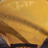 Two rattan bar armchairs