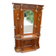 Napoleon III wardrobe in walnut from the late 19th century.