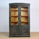 Vintage pine glass library, 1940's