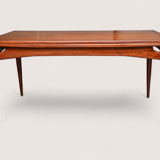 Rare XXL Extendable Dining Table Louis van Teeffelen in Teak