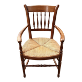 Straw armchair