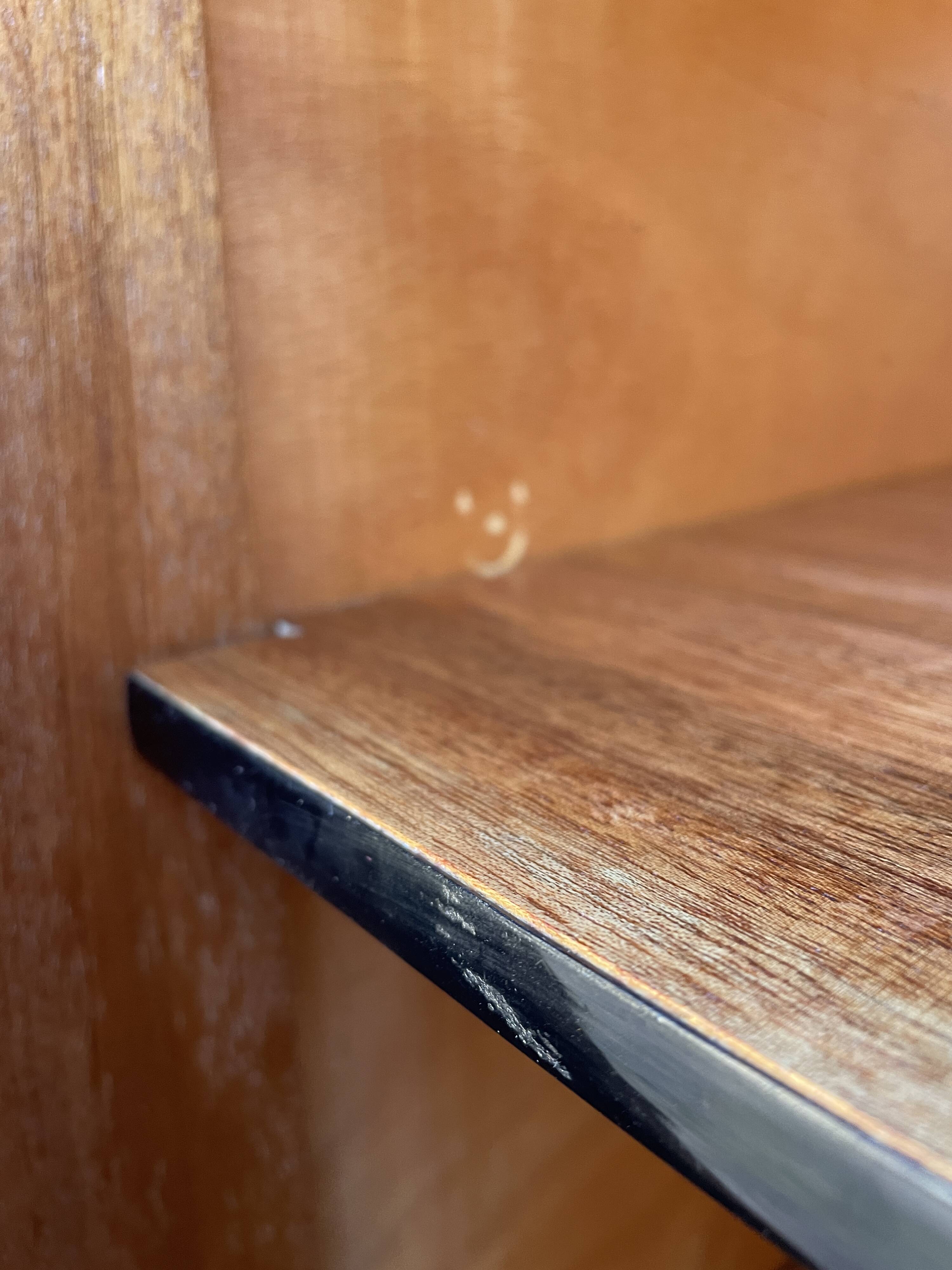 Light oak sliding door wardrobe, 1960