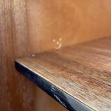 Light oak sliding door wardrobe, 1960