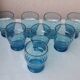 8 blue glasses