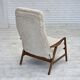 1960s, Danish design by Alf Svensson, genuine sheepskin, reupholstered.
