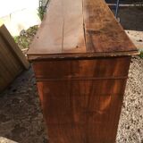 Old parisian buffet in fir