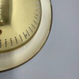 Grand plafonnier de théâtre italien en laiton, de style Sarfatti, Italie, années 1950