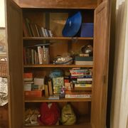 Old Louis Philippe walnut wardrobe