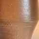 Vintage glazed stoneware lamp from Portugal.
