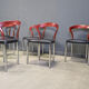Vintage Lotus chairs by Hartmut Lohmeyer for Kusch & Co., 1970s, set of 6