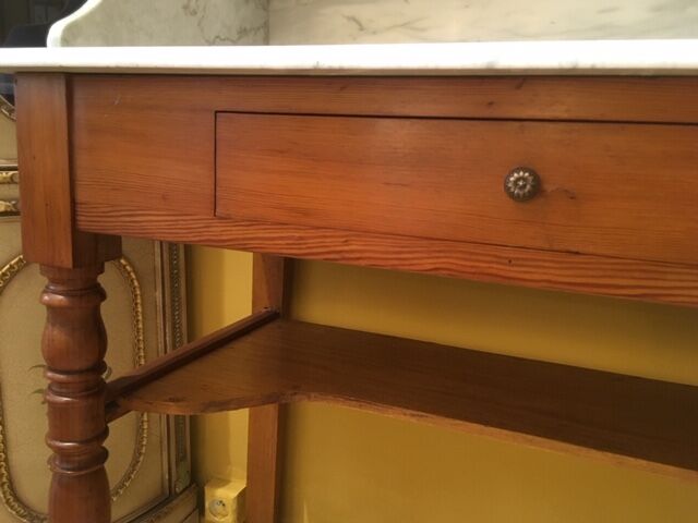 Marble tray pine toilet Cabinet