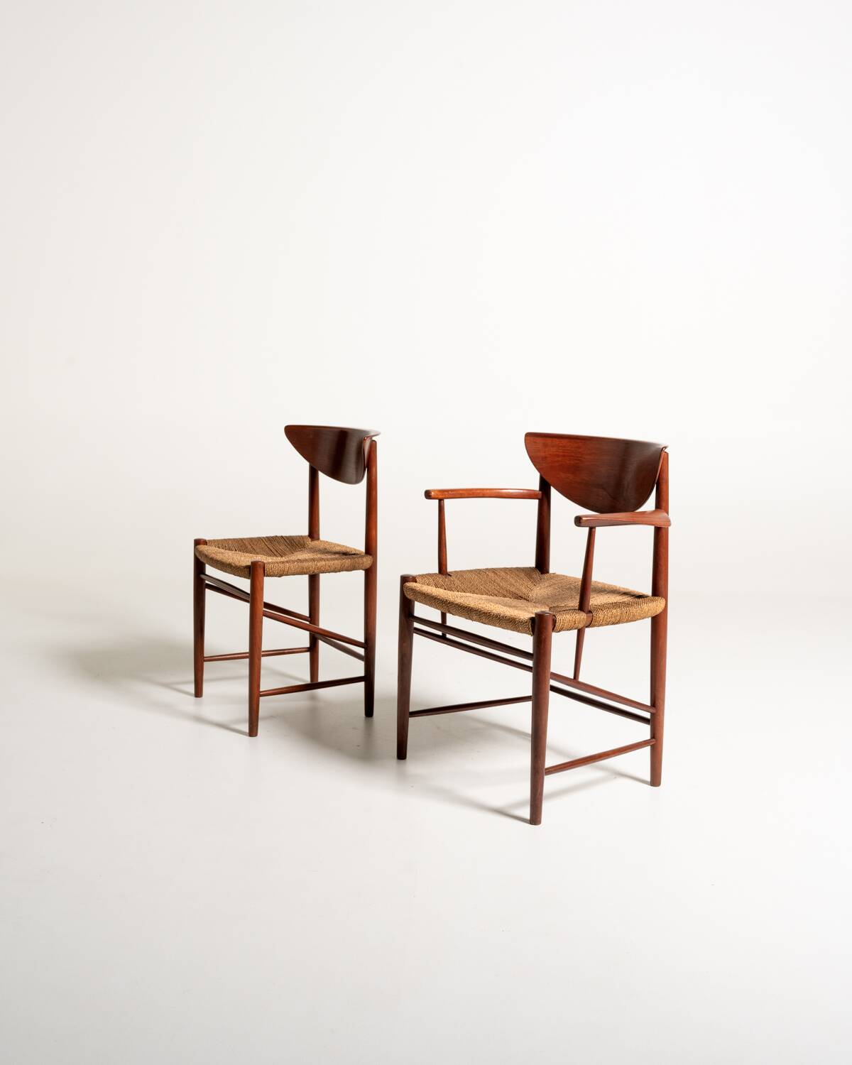 Ensemble de huit chaises 316/317 par Hvidt & Mølgaard-Nielsen pour Søborg, 1955-56