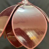 Suspension design fleur Lotus de Robert de Schuytener années 80 vintage plafonnier
