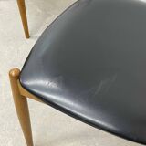 Paire de chaises scandinave