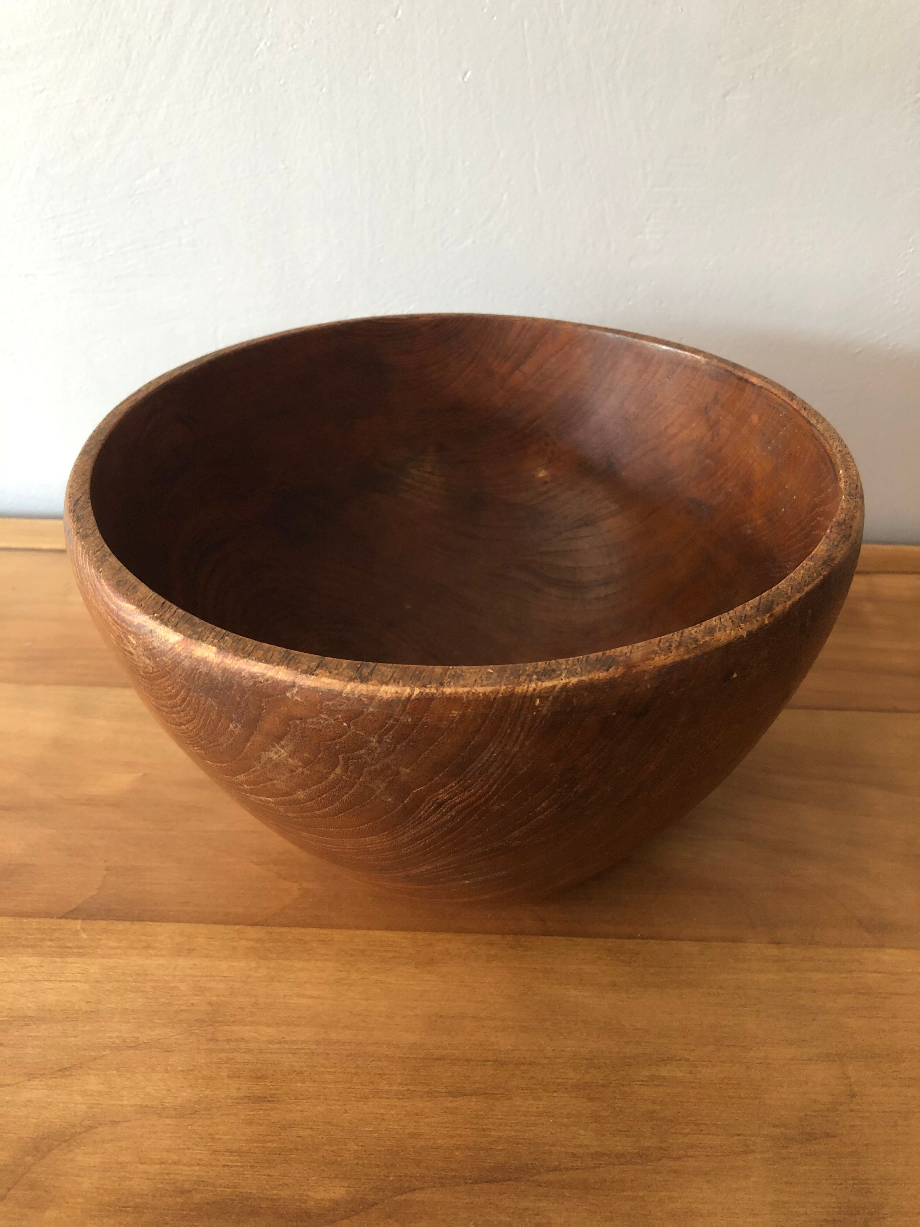 Teak bowl