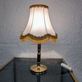 Gold metal bedside lamp