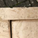 Beige marble coffee table by Roche Bobois, 1970s