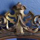 Mirror in wood and gilded stucco and polychrome Napoleon III 95x130cm