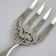 Large Silver Metal and Bois D'Amourette Fish Service Cover