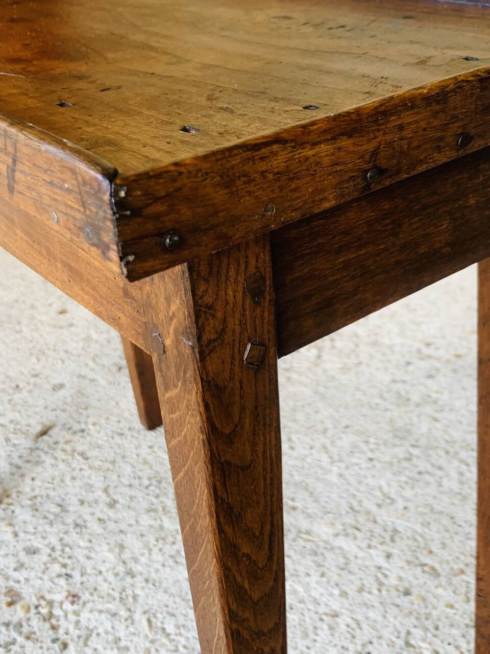 Small console / Side table in walnut 19th century