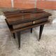 Antique Nightstand with Drawer, Macassar Wood, Mid 20th Century, Vintage