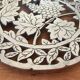 Silver metal table mat