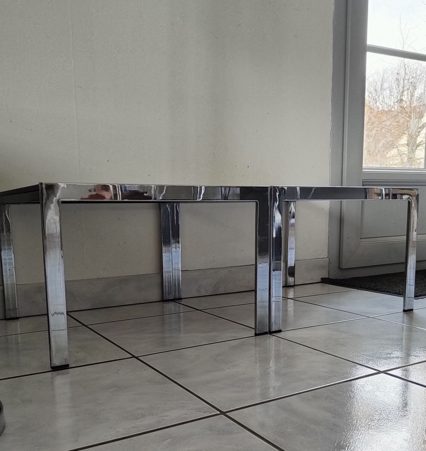 Side tables 1980 rock Bobois