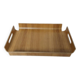 Curved wood tray