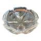 Vintage DAUM Crystal Petal Shaped Ashtray Pocket Video #D8