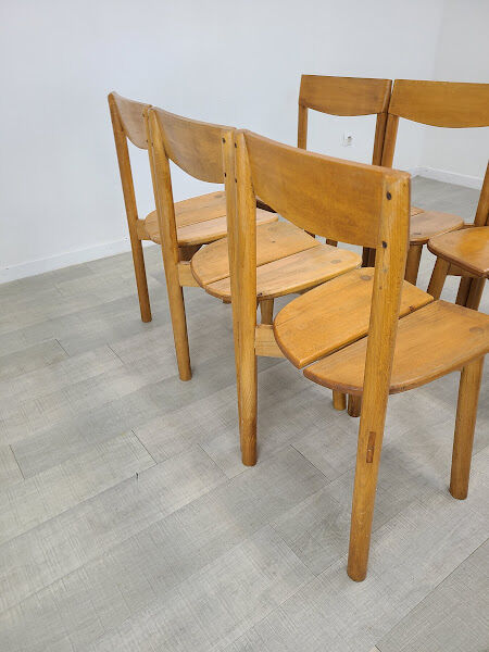 6 chairs coffee vintage 60s