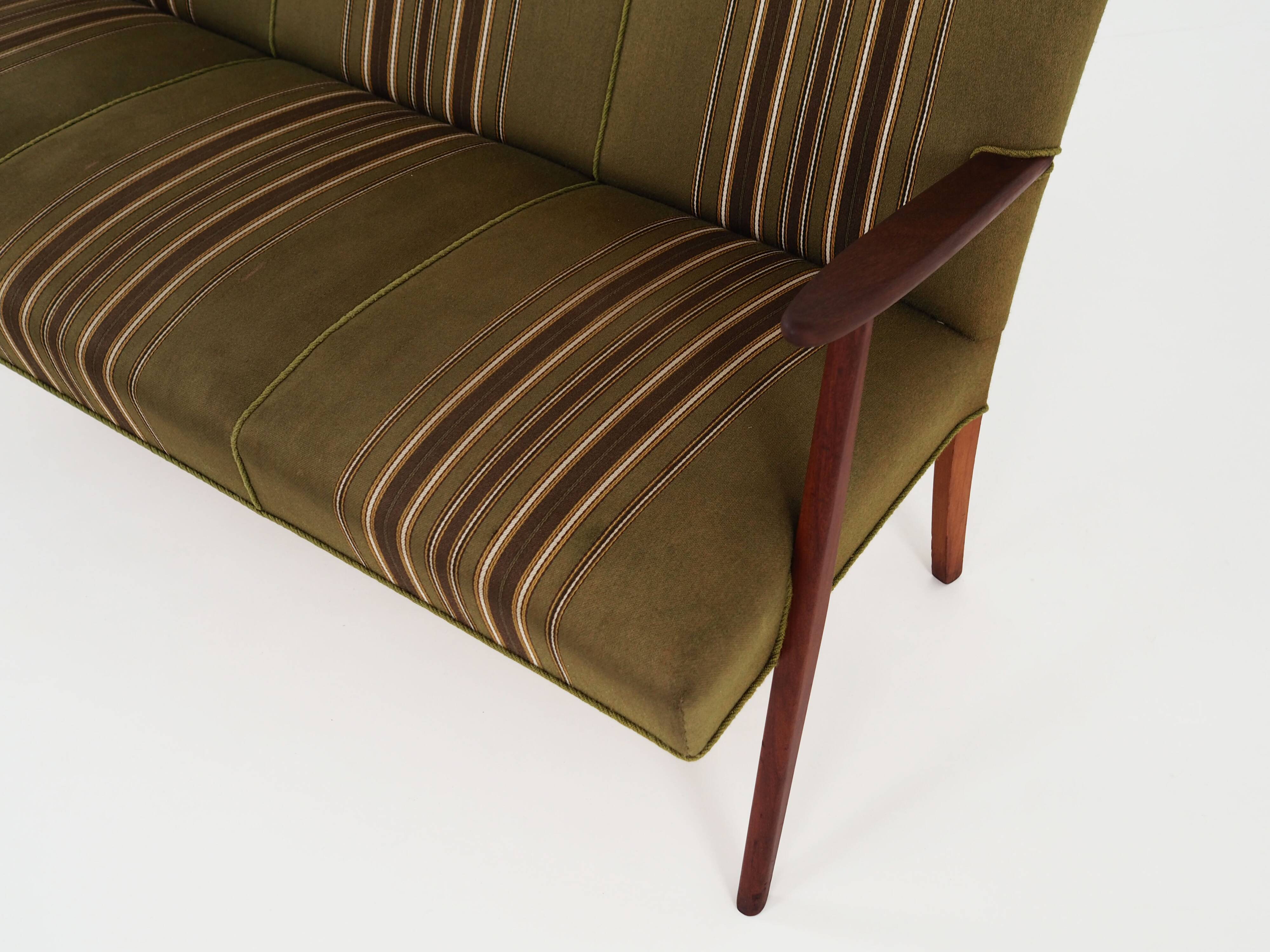 Teak sofa, Danish design, 1960s, production: Denmark