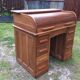 Old Angus London brand double-box sliding cylinder curtain desk.