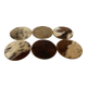 Six cow coasters