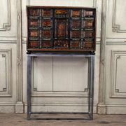 Cabinet in blackened wood and blond tortoiseshell, Italy, late 17th century