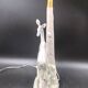 VERY RARE Biche LLADRO Spain Porcelain Table Lamp circa 1970