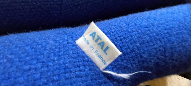 Pair of Atal low chairs - design from the 1970s.