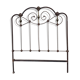 Wrought iron headboard