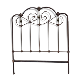 Wrought iron headboard