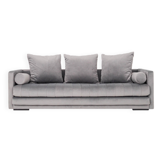 Sofa kopenhaga silver velour, scandinavian design