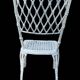 Paire de chaises en fonte d’aluminium décor bambou, Espagne 1960