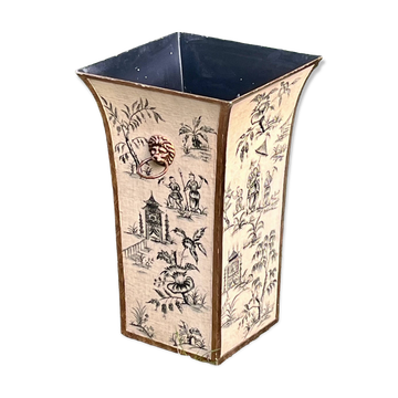 Large metal cache-pot - Chinese decoration - Lion's paws - Very good condition