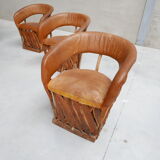 Set of Mid-Century Art Populaire Dining Chair and Table Set