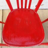 Red baumann chairs